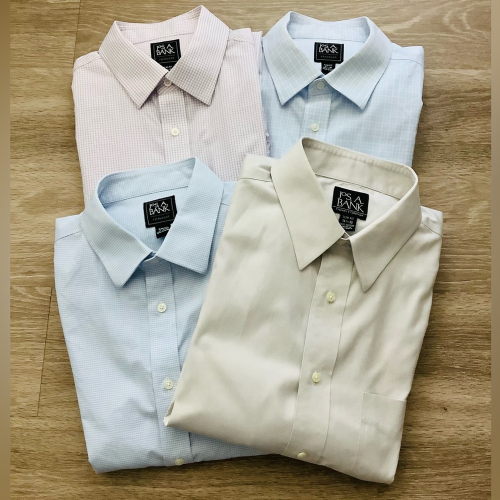 Jos. A. Bank Slim Fit Shirts total of 4